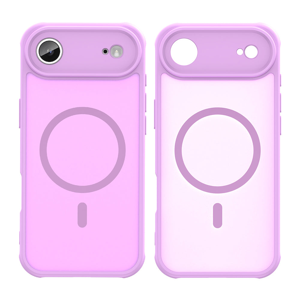 Husa de protectie Techsuit HaloFrost II MagSafe compatibil cu iPhone 17 Air, Roz