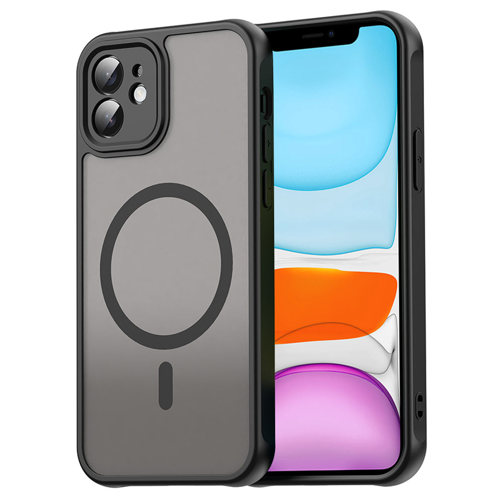 Husa de protectie Techsuit HaloFrost II MagSafe compatibil cu iPhone 11, Negru