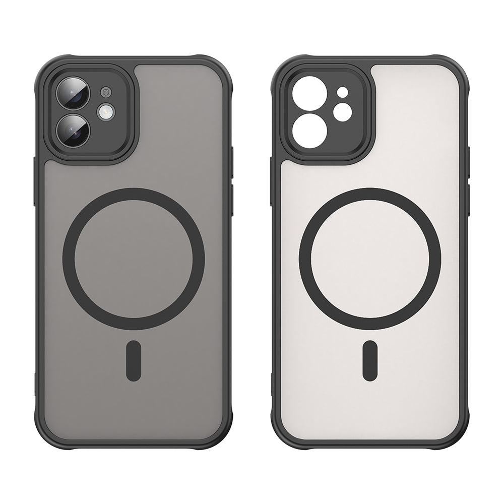 Husa de protectie Techsuit HaloFrost II MagSafe compatibil cu iPhone 11, Negru