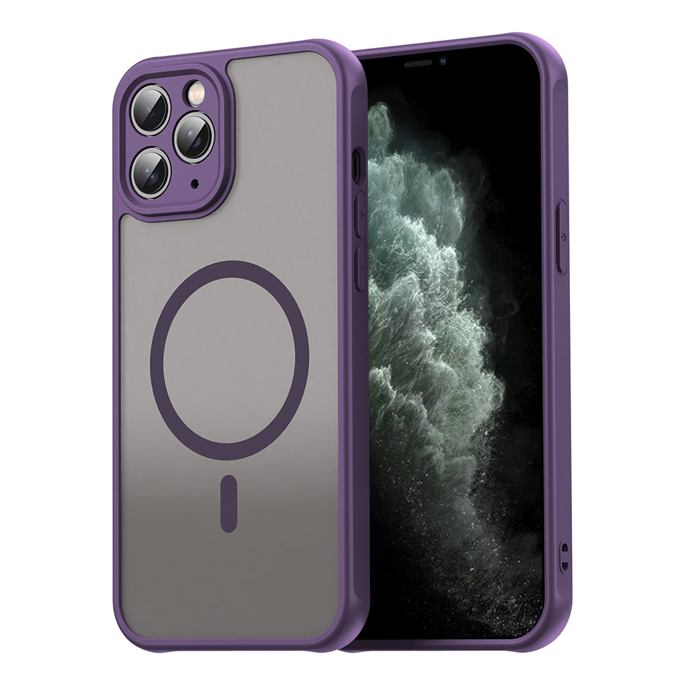 Husa de protectie Techsuit HaloFrost II MagSafe compatibil cu iPhone 11 Pro Max, Mov