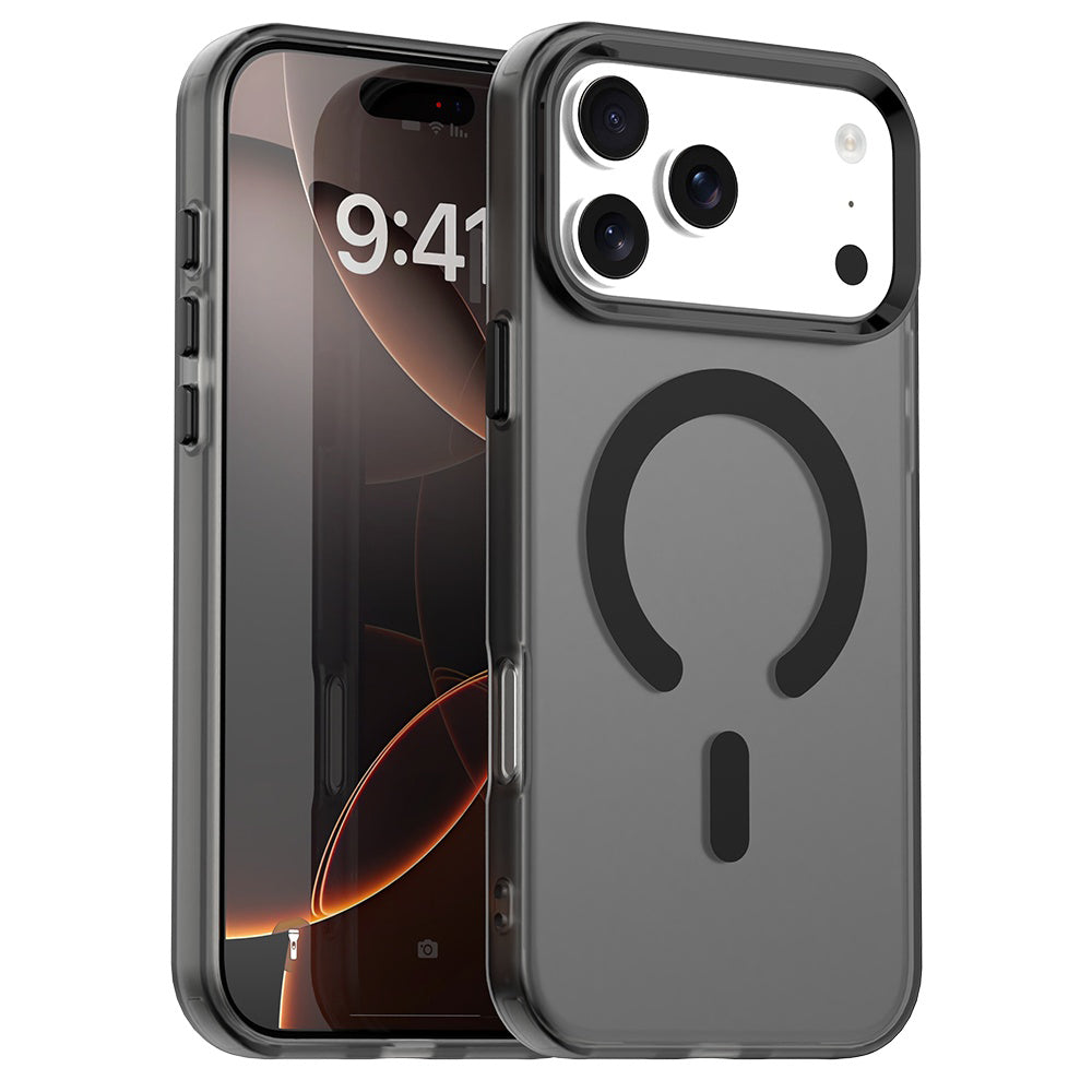 Husa de protectie Techsuit CandyCase MagSafe compatibil cu iPhone 17 Pro Max, Negru