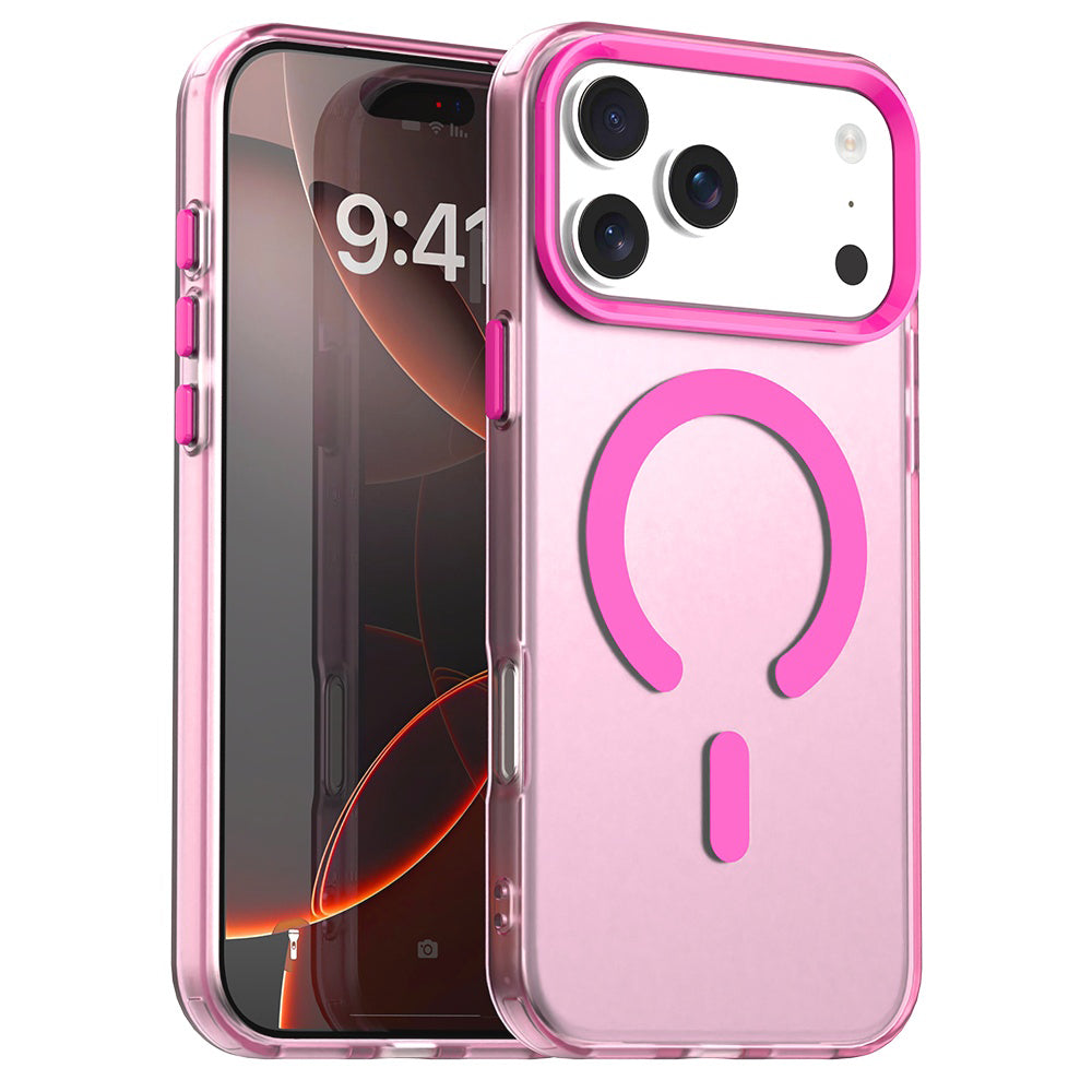 Husa de protectie Techsuit CandyCase MagSafe compatibil cu iPhone 17 Pro, Roz