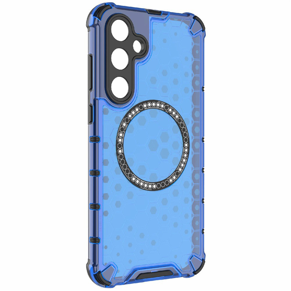 Husa de protectie Techsuit HoneyComb Shield MagSafe compatibil cu Samsung Galaxy A26 5G, Albastru