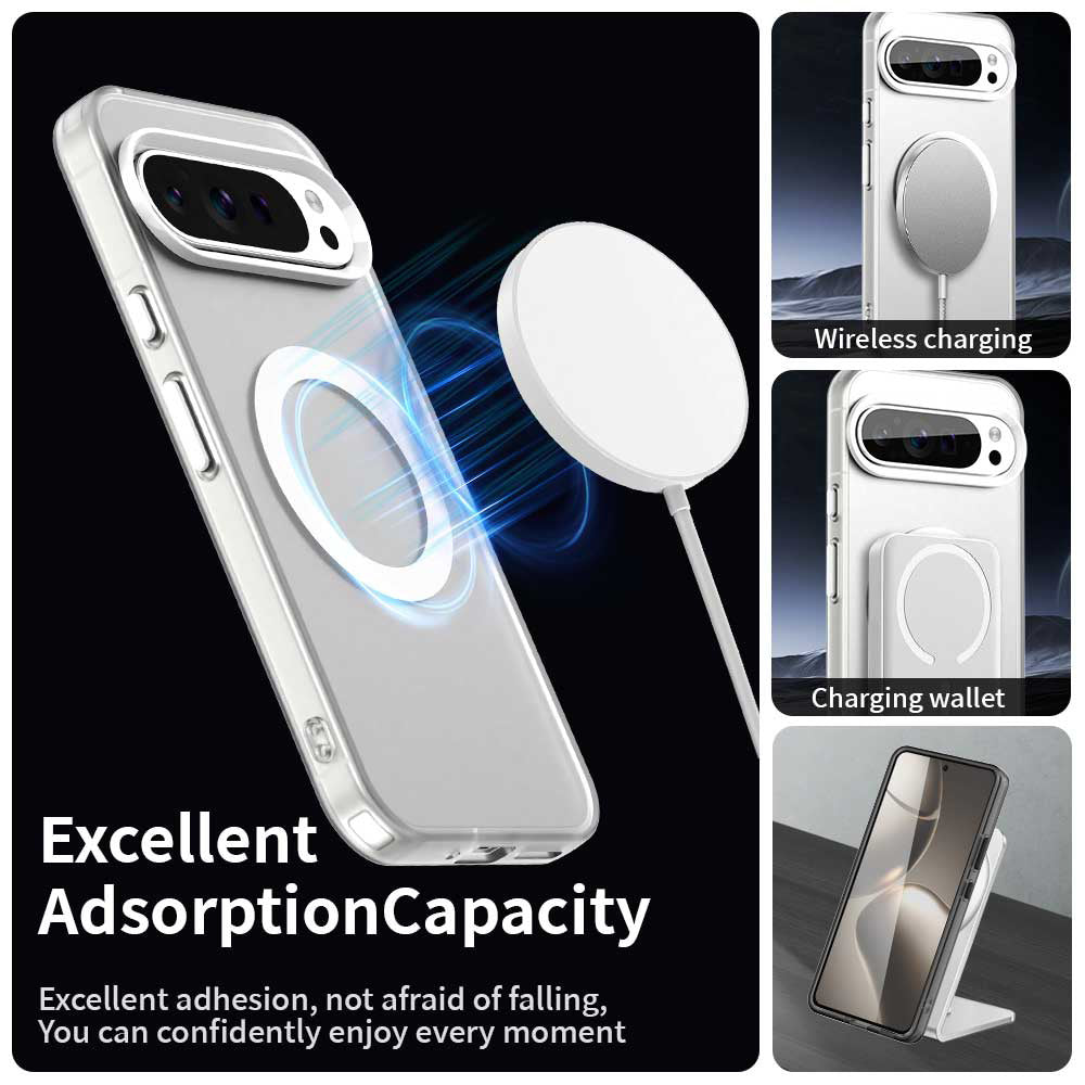 Husa de protectie Techsuit CandyCase MagSafe compatibil cu Google Pixel 10 Pro XL, Alb