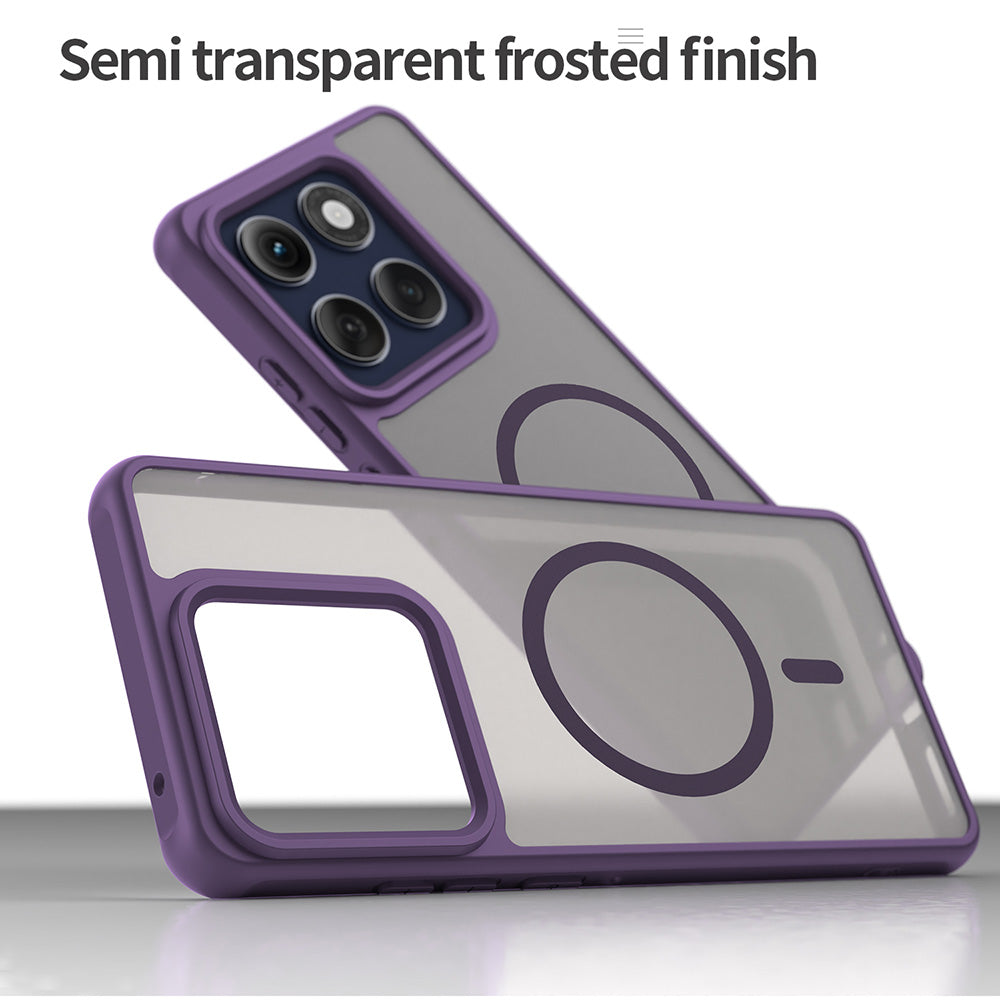 Husa de protectie Techsuit HaloFrost II MagSafe compatibil cu Motorola Edge 60 Pro, Mov