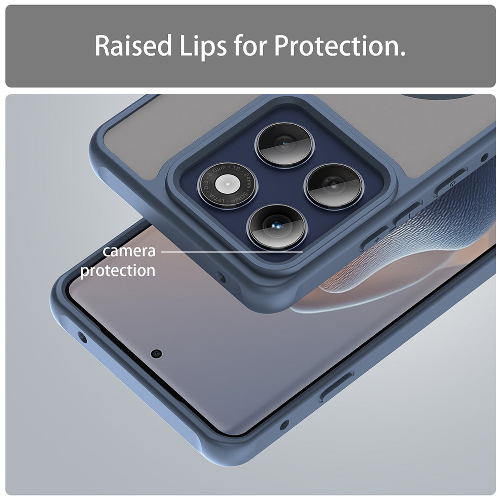 Husa de protectie Techsuit HaloFrost II MagSafe compatibil cu Motorola Edge 60 Pro, Bleumarin