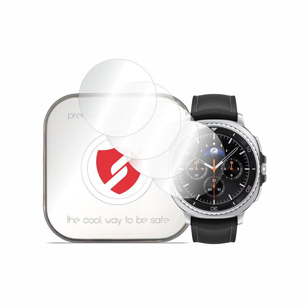 Folie de protectie smartwatch Smart Protection Premium Classic (set de 4) compatibil cu Samsung Galaxy Watch8 Classic, Transparent