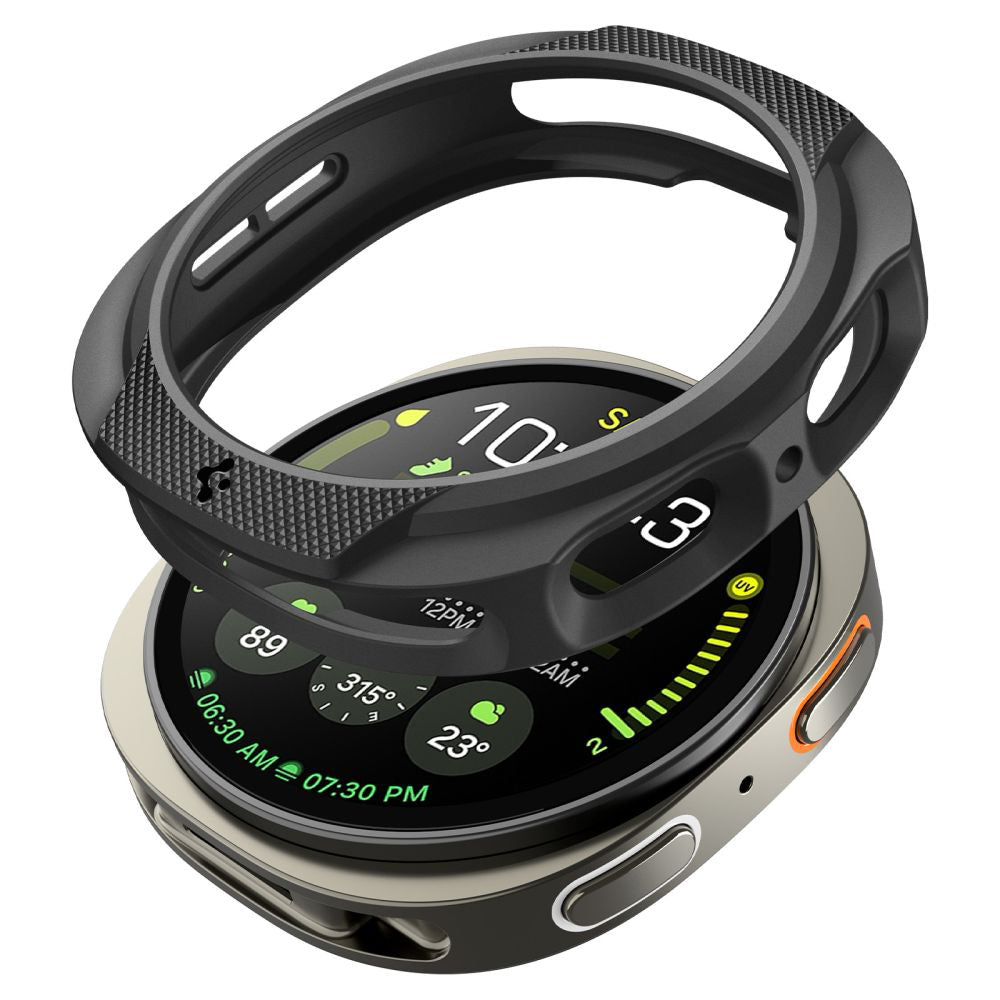 Accesoriu smartwatch Spigen Liquid Air (ACS09840) compatibil cu Samsung Galaxy Watch8 40mm, Negru Mat