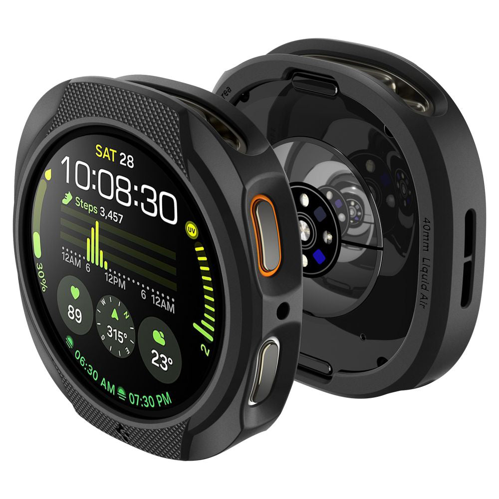 Accesoriu smartwatch Spigen Liquid Air (ACS09840) compatibil cu Samsung Galaxy Watch8 40mm, Negru Mat