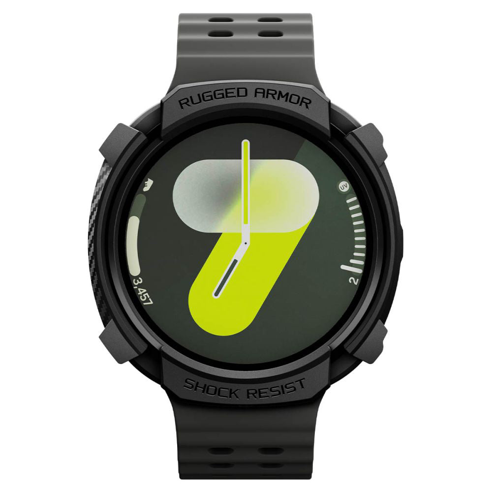 Accesoriu smartwatch Spigen Rugged Armor (ACS10004) compatibil cu Samsung Galaxy Watch8 40mm, Negru