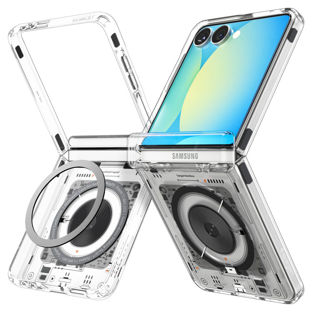 Husa de protectie Spigen Ultra Hybrid Pro MagSafe (ACS09560) compatibil cu Samsung Galaxy Z Flip7, Neo One
