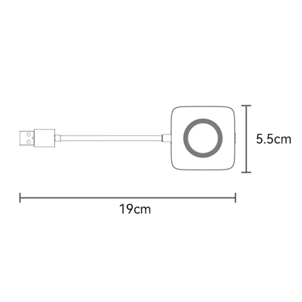 Gadget Yesido Wireless CarPlay Adapter (KM23), for Apple, with USB to Type-C Cable, Bluetooth V5.0, 1080P, Gri
