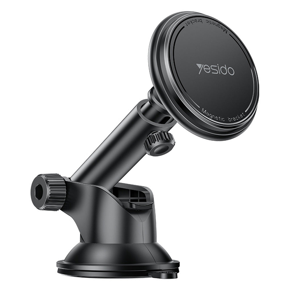 Suport Yesido (C269), Magnetic, for Dashboard, Bionic Suction Cup, Telescopic Arm, 360, Universal, Negru