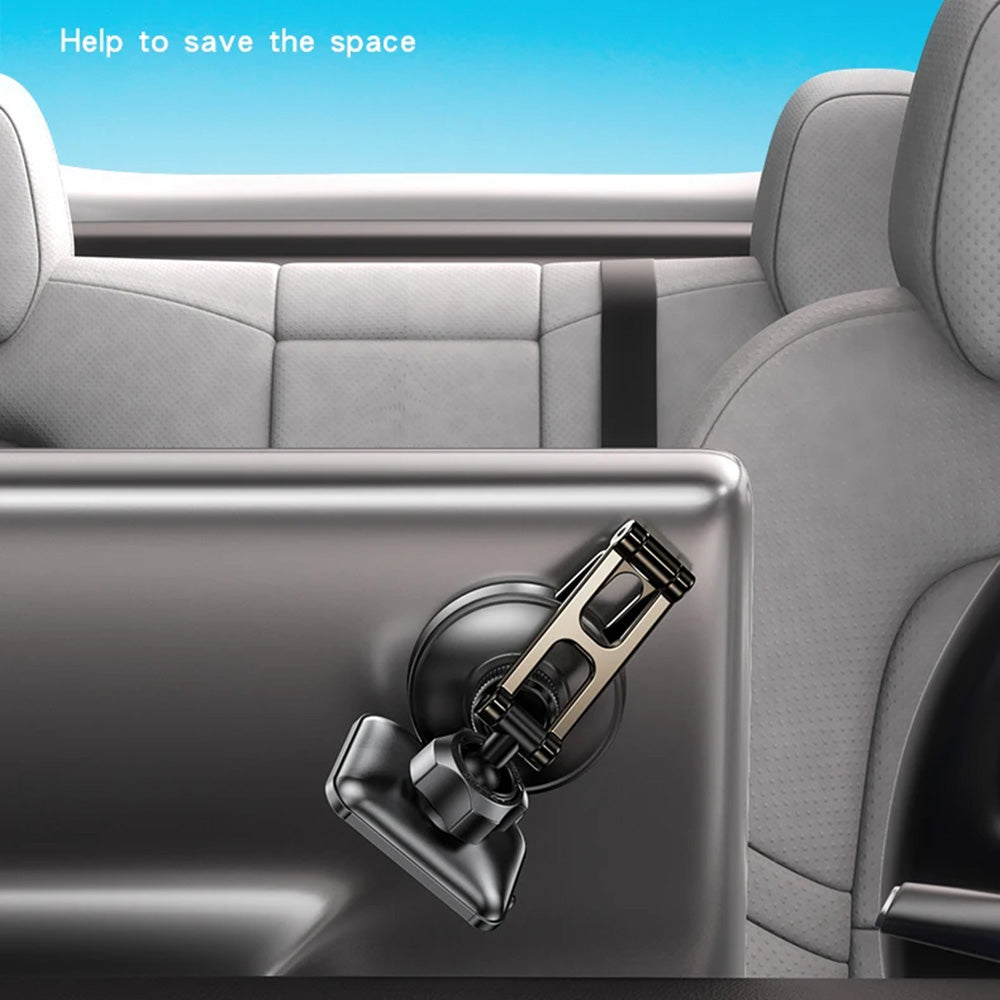 Suport Yesido (C264), Magnetic, for Dashboard/Windshield, 360°, Folding Clamp Arm, Zinc Alloy, Negru