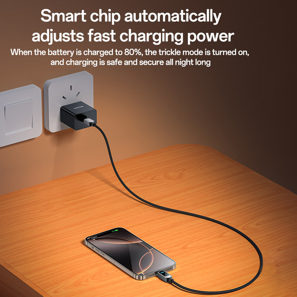 Cablu Yesido (CA179), Super Fast Charging, with Digital Display, Type-C to Type-C, 100W, 5A, 480Mbps, 1.2m, Negru