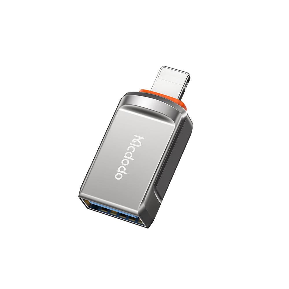 Adaptor Mcdodo OTG (OT-8600), USB3.0 la Lightning, Gri