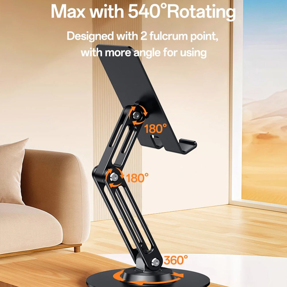 Suport Yesido (C300), for Phone Adjustable, Aluminum, 4.7 - , Argintiu
