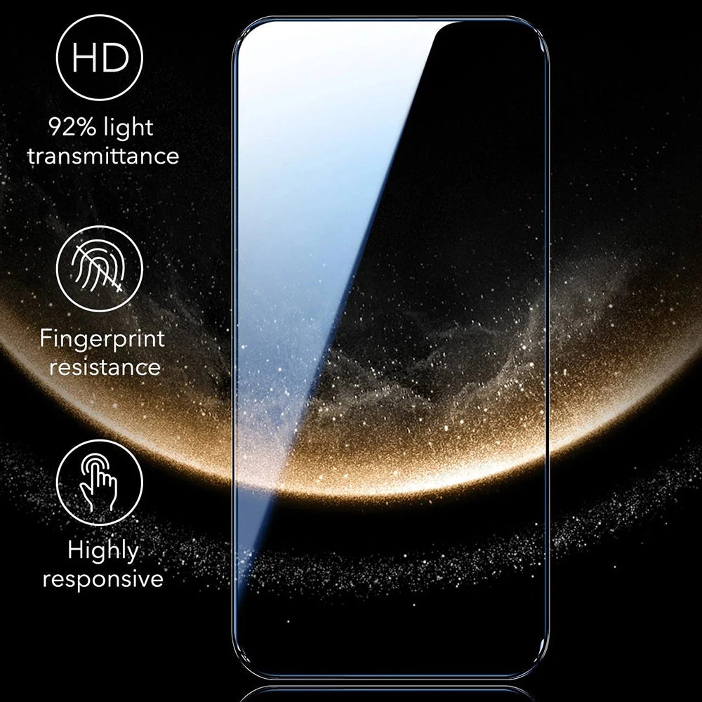 Folie de protectie ESR Corning Gorilla Glass UltraFit™ (set de 3) compatibil cu iPhone 17 / iPhone 16 Pro, Negru