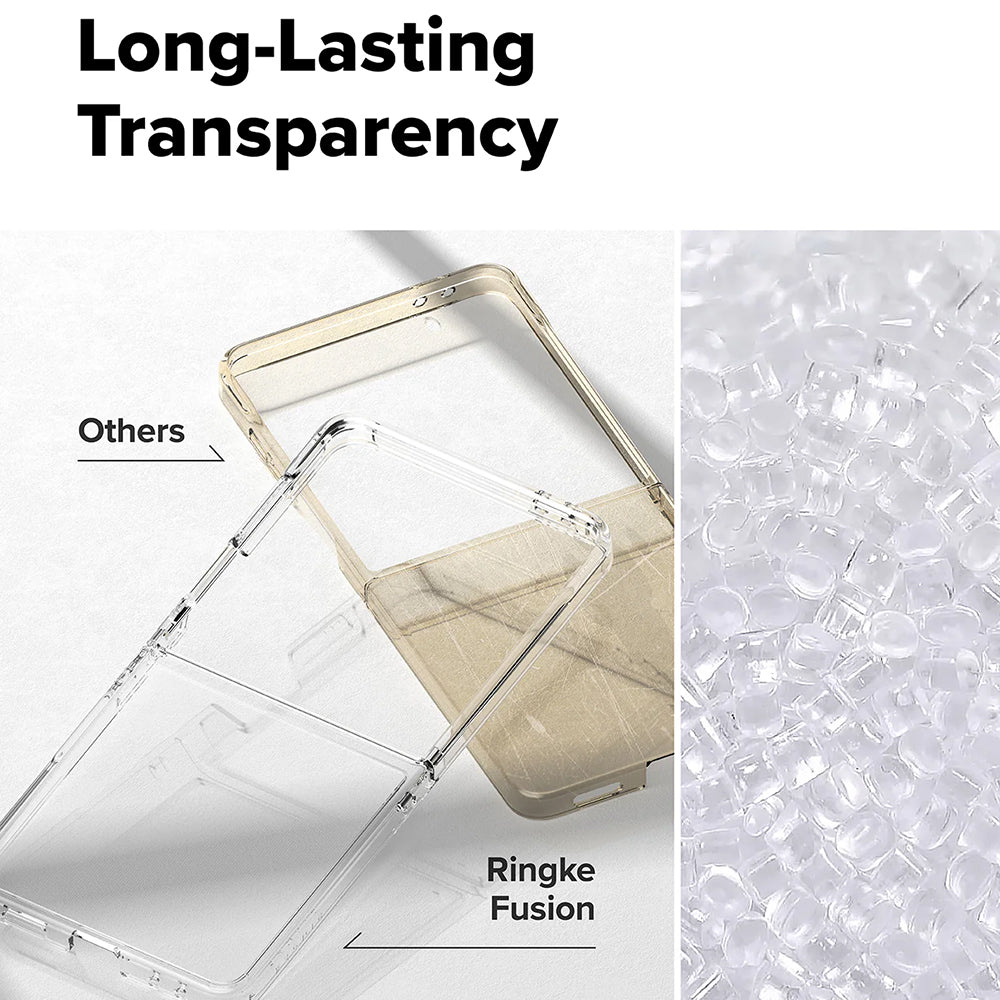 Husa de protectie Ringke Fusion compatibil cu Samsung Galaxy Z Flip7, Transparent