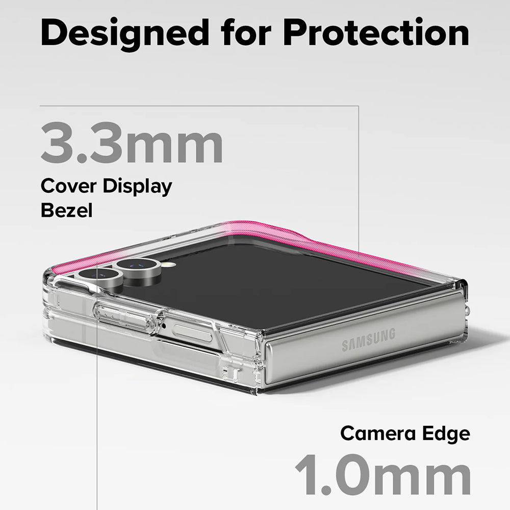 Husa de protectie Ringke Fusion MagSafe compatibil cu Samsung Galaxy Z Flip7, Transparent