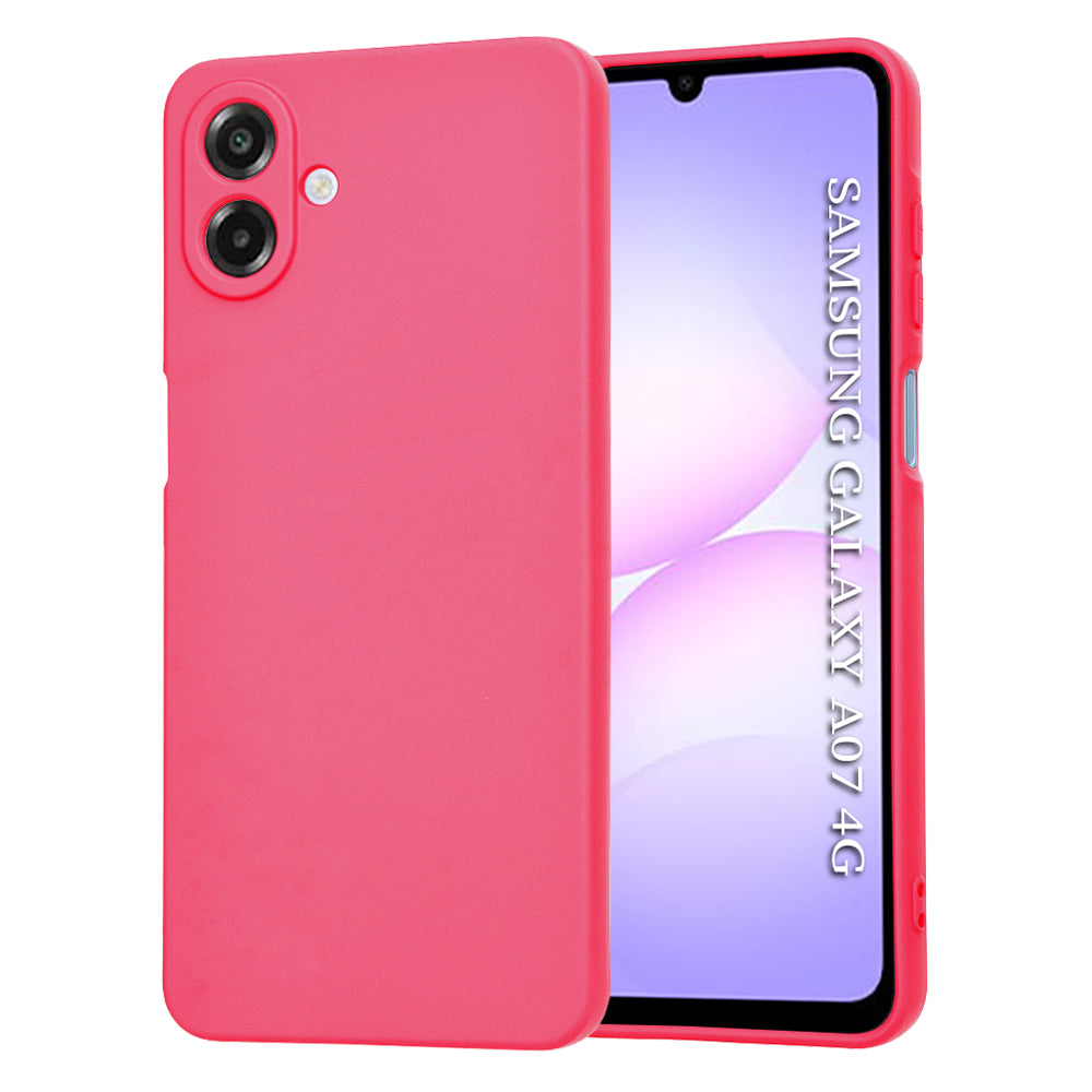 Husa de protectie Techsuit SoftFlex compatibil cu Samsung Galaxy A07 4G, Roz Intens