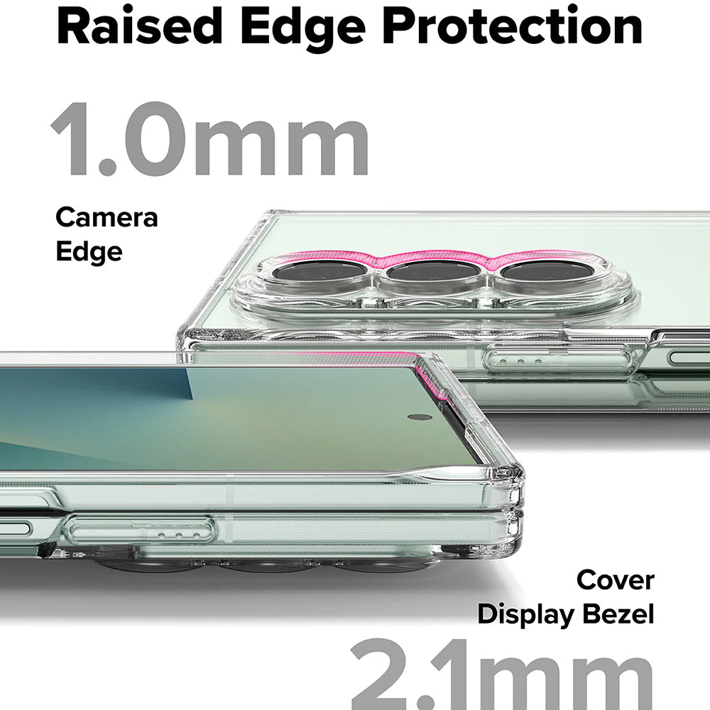 Husa de protectie Ringke Fusion compatibil cu Samsung Galaxy Z Fold7, Transparent
