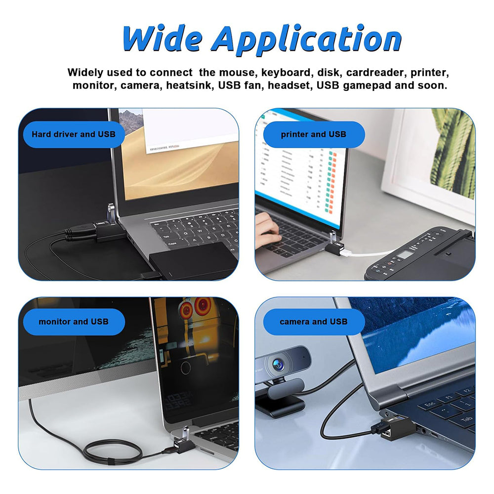 Hub/Dock Techsuit Mini Docking Station EchoLink 3 in 1 (H11), USB to 2x USB 2.0, 1x USB 3.0, 5Gbps, Negru