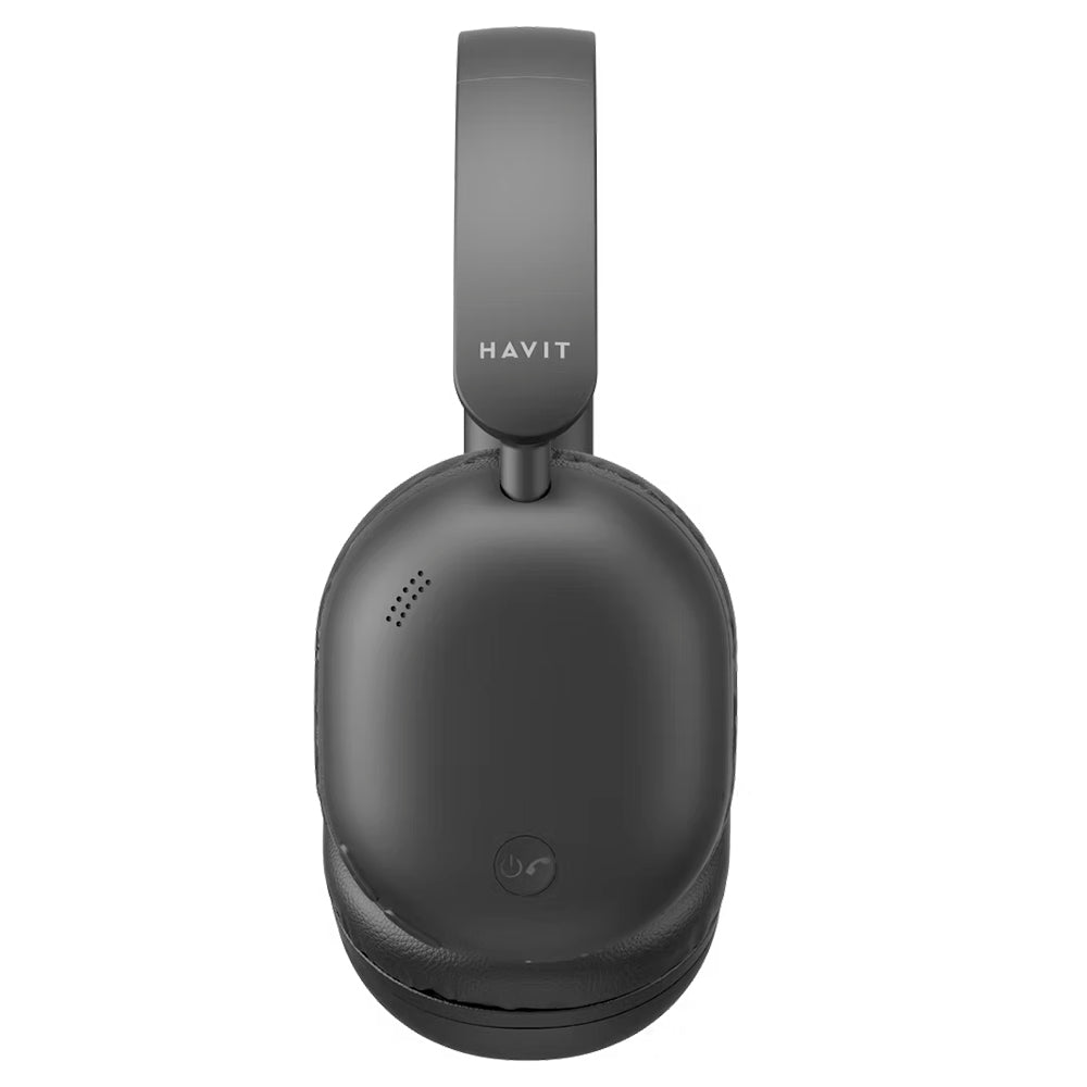 Casti Havit Wireless (H602BT), BLE V5.4, AUX, Button Control, Hi‑Res Audio, Mic, All‑Day Battery, 300mAh, Negru
