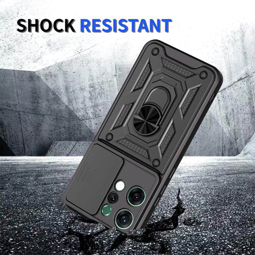 Husa de protectie Techsuit CamShield Series compatibil cu Oppo Reno14 F / Reno14 FS 5G, Negru