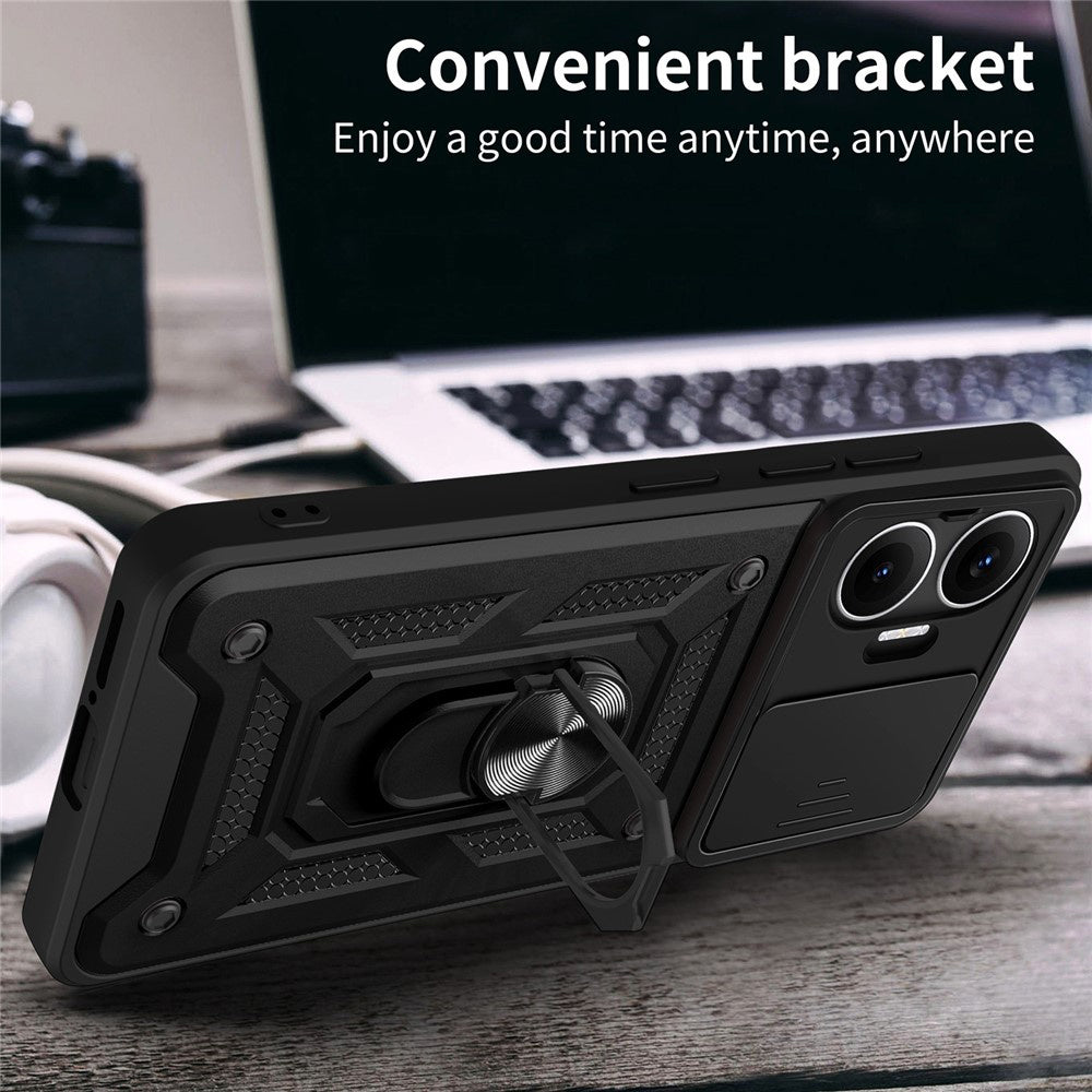Husa de protectie Techsuit CamShield Series compatibil cu Xiaomi Poco F7, Negru