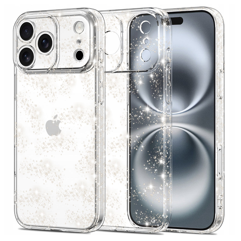 Husa de protectie Techsuit SparkleSkin Series compatibil cu iPhone 17 Pro Max, Transparent
