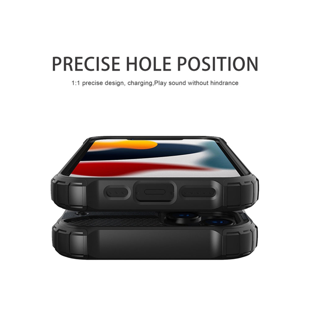 Husa de protectie Techsuit Hybrid Armor compatibil cu iPhone 17 Air, Negru