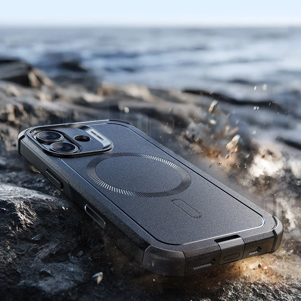 Husa de protectie ESR Cyber Halolock compatibil cu iPhone 17, Negru