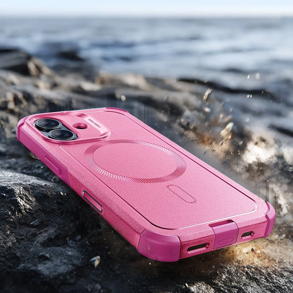 Husa de protectie ESR Cyber Halolock compatibil cu iPhone 17, Roz