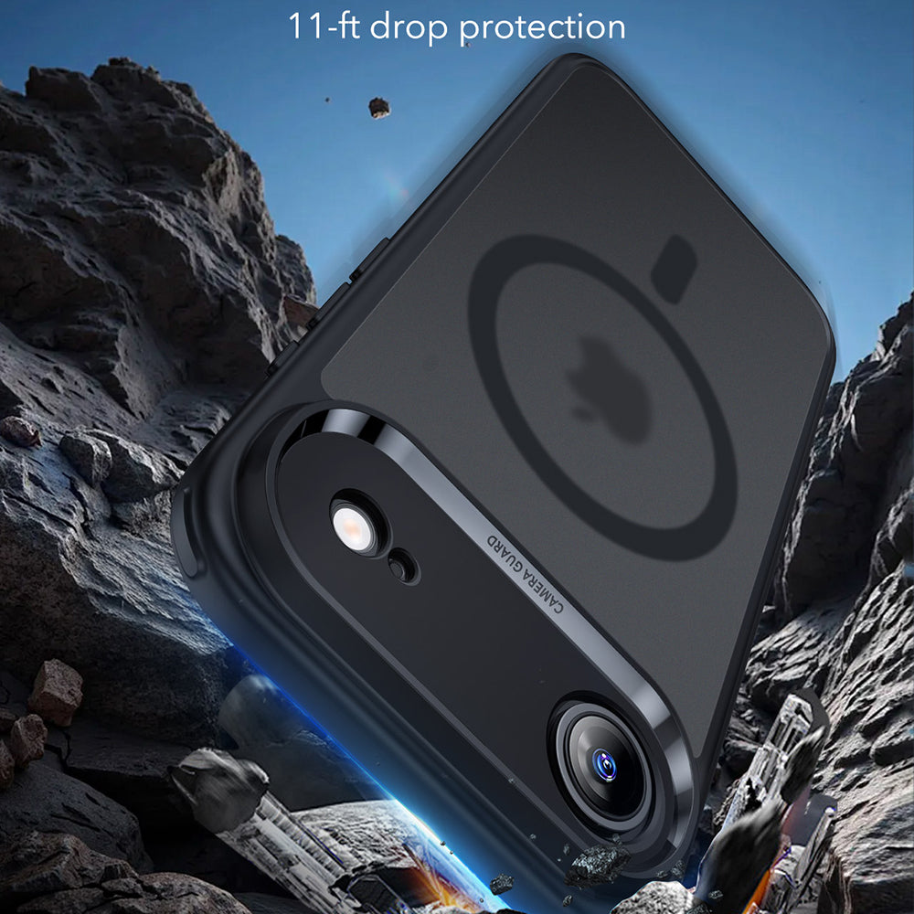 Husa de protectie ESR Classic Hybrid HaloLock compatibil cu iPhone 17 Air, Negru Mat