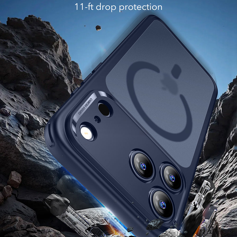 Husa de protectie ESR Classic Hybrid HaloLock compatibil cu iPhone 17 Pro Max, Frosted Blue