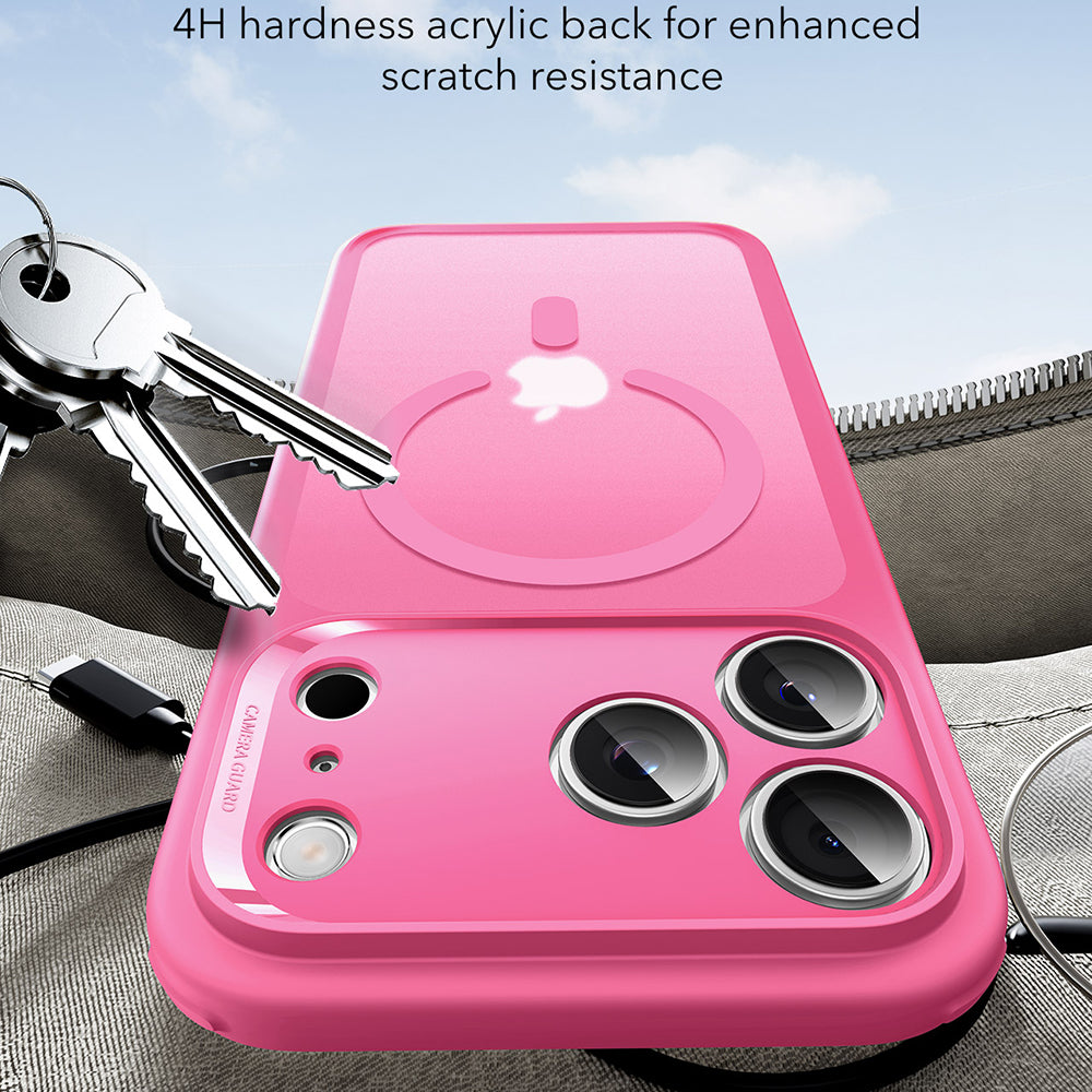Husa de protectie ESR Classic Hybrid HaloLock compatibil cu iPhone 17 Pro Max, Frosted Pink