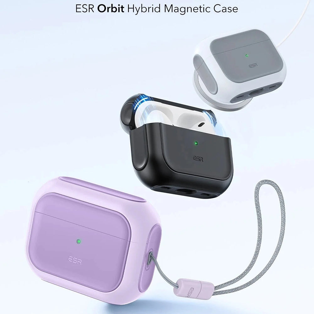 Casti ESR Orbit Hybrid HaloLock, Apple AirPods Pro 3, Lavanda
