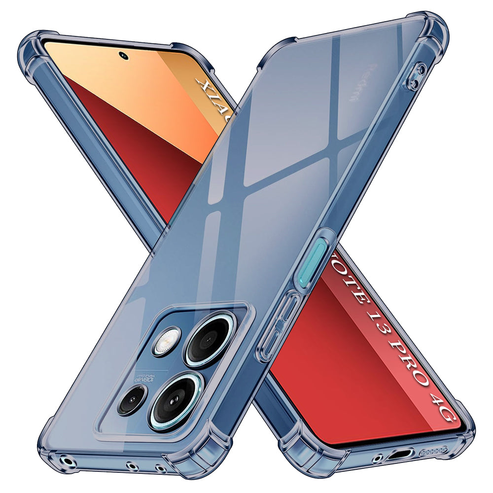 Husa de protectie Techsuit Shockproof Clear Silicone compatibil cu Xiaomi Redmi Note 13 Pro 4G / Poco M6 Pro 4G, Negru Fumuriu