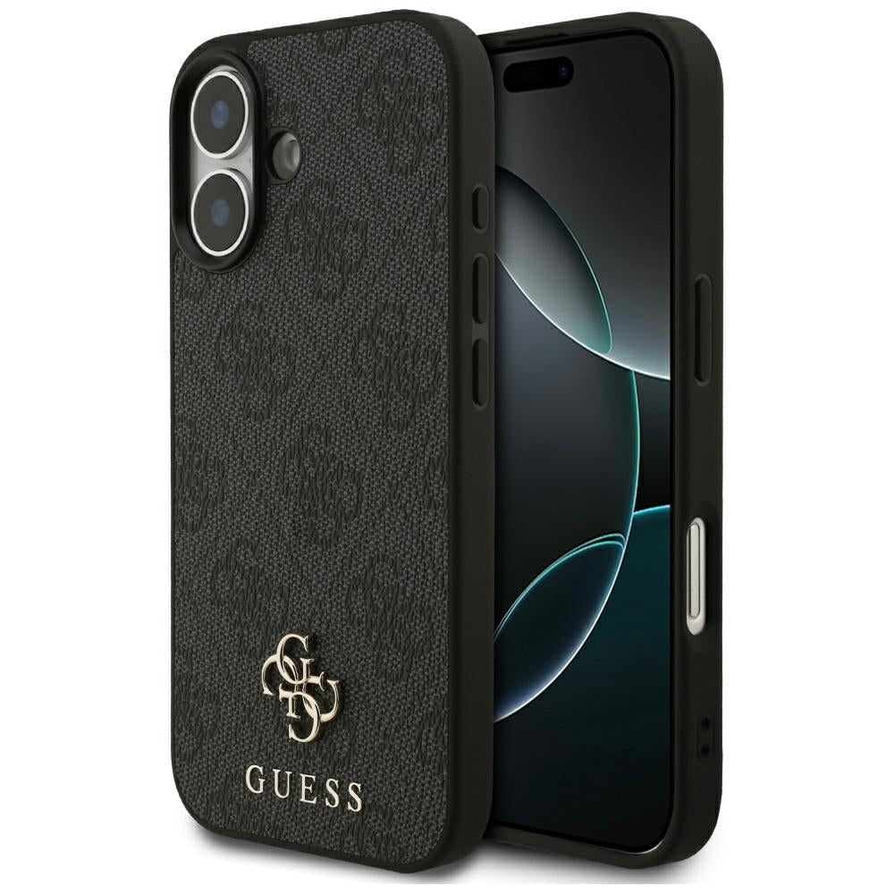 Husa de protectie Guess 4G Small and Classic Logo MagSafe compatibil cu iPhone 17, Negru