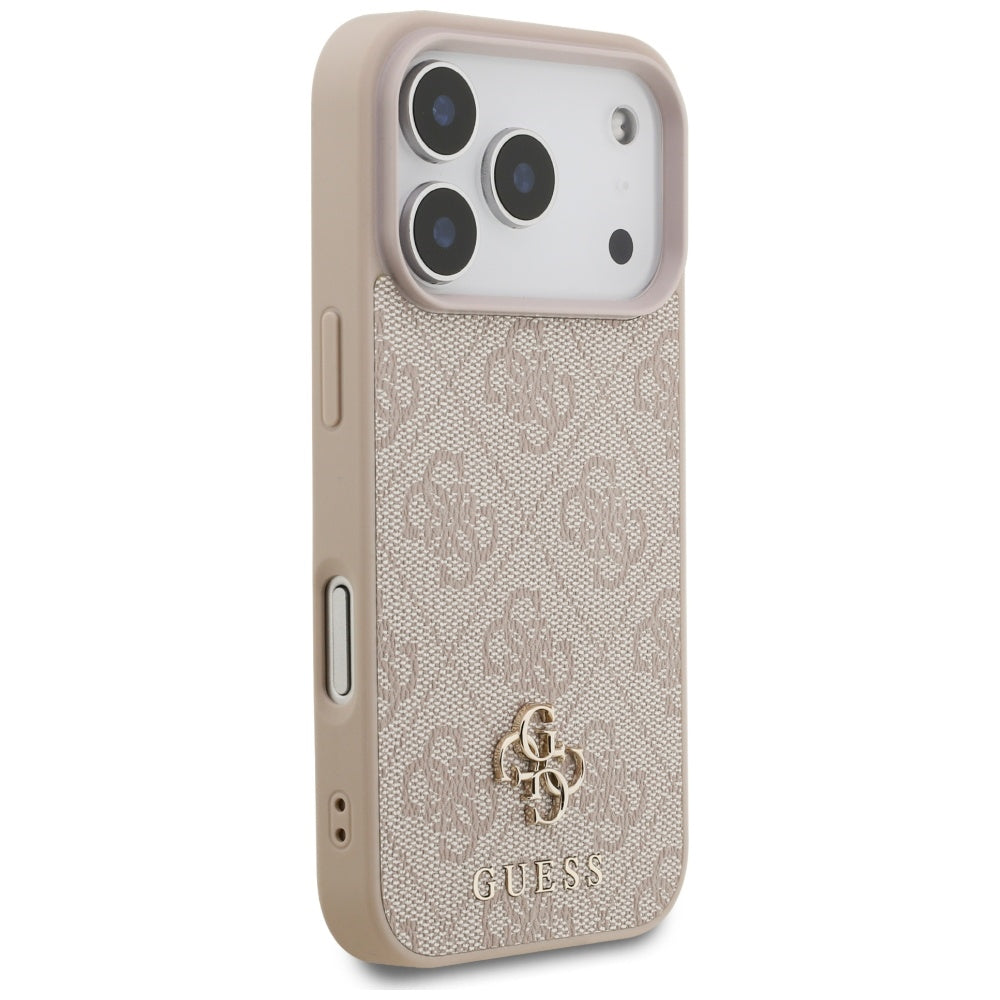 Husa de protectie Guess 4G Small and Classic Logo MagSafe (GUHMP17LP4SM4MP) compatibil cu iPhone 17 Pro, Roz