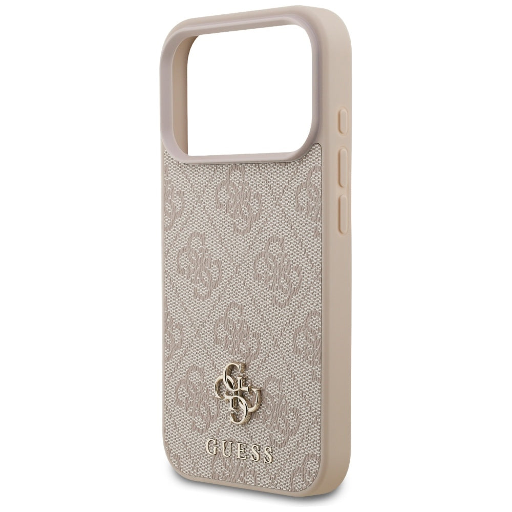 Husa de protectie Guess 4G Small and Classic Logo MagSafe (GUHMP17LP4SM4MP) compatibil cu iPhone 17 Pro, Roz