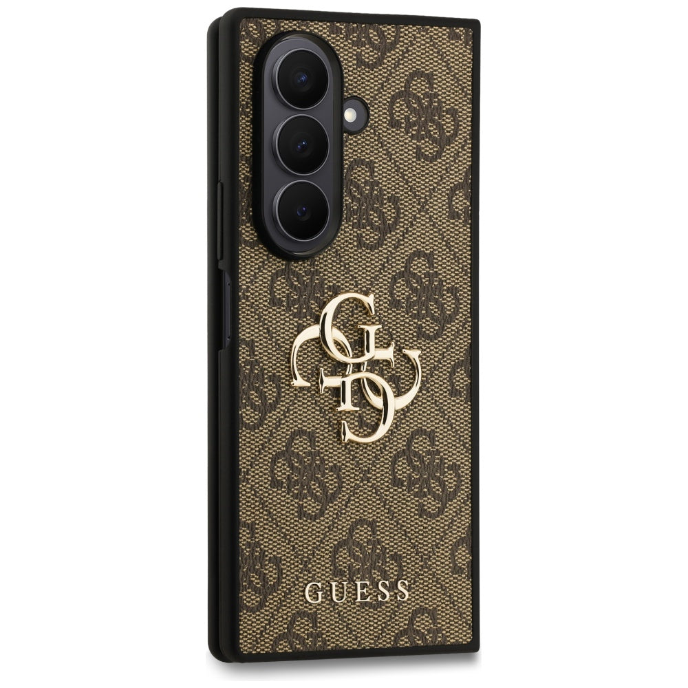 Husa de protectie Guess Hardcase 4G Big Logo (GUHCZFD74GMGBR) compatibil cu Samsung Galaxy Z Fold7, Maro