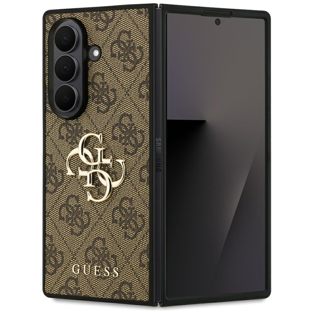 Husa de protectie Guess Hardcase 4G Big Logo (GUHCZFD74GMGBR) compatibil cu Samsung Galaxy Z Fold7, Maro