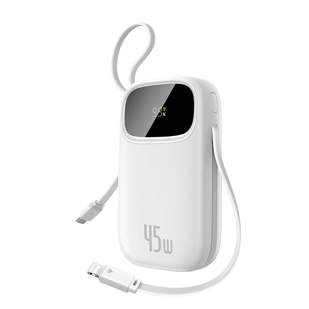 Baterie externa Baseus EnerFill FC31 Qpow 3 (E0028D01), 20000mAh, USB-C/Lightning, 45W, Alb