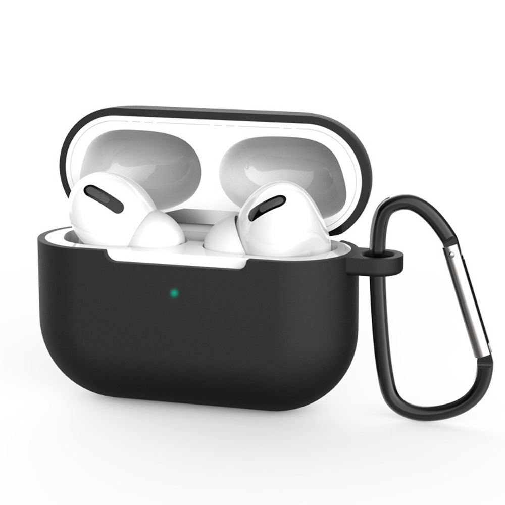 Casti Techsuit Silicone Case, for AirPods Pro 3, Smooth Ultrathin Material, Negru