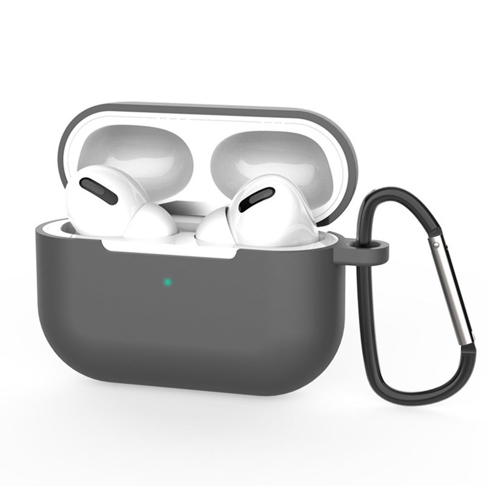 Casti Techsuit Silicone Case, for AirPods Pro 3, Smooth Ultrathin Material, Gri
