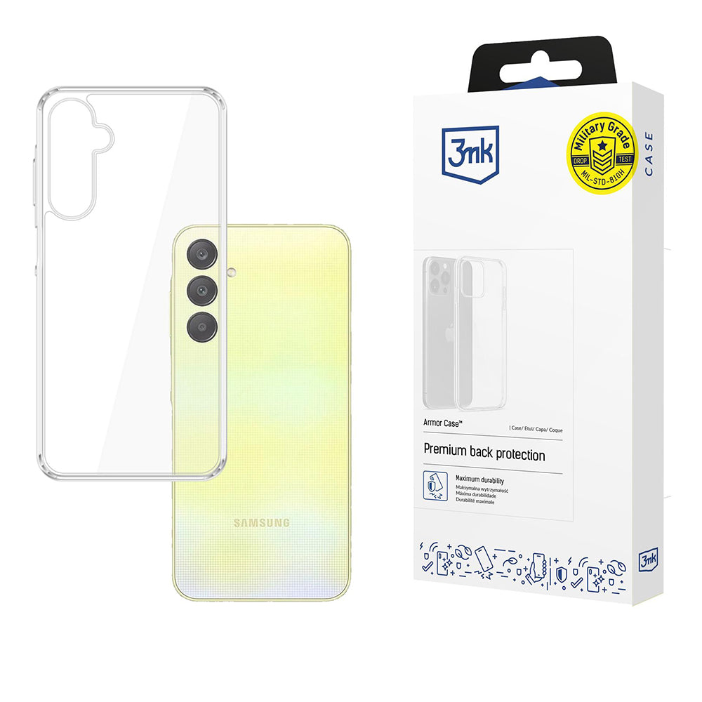 Husa de protectie 3mk Armor compatibil cu Samsung Galaxy A26 5G, Transparent
