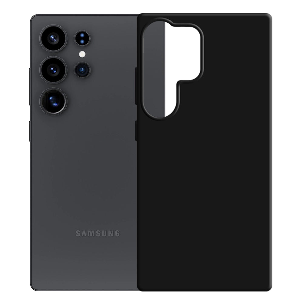 Husa de protectie 3mk Silicone compatibil cu Samsung Galaxy S25 Ultra, Negru
