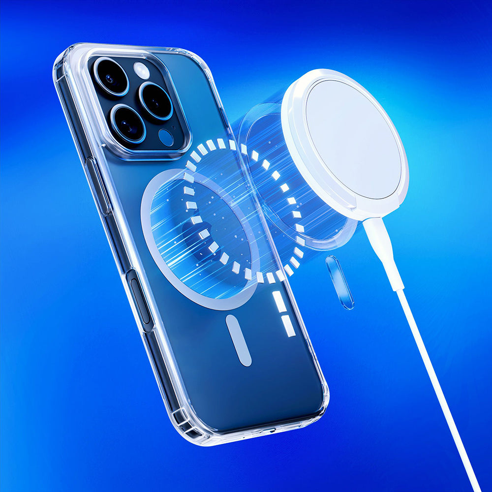 Husa de protectie 3mk MagCase compatibil cu iPhone 16 Pro, Transparent